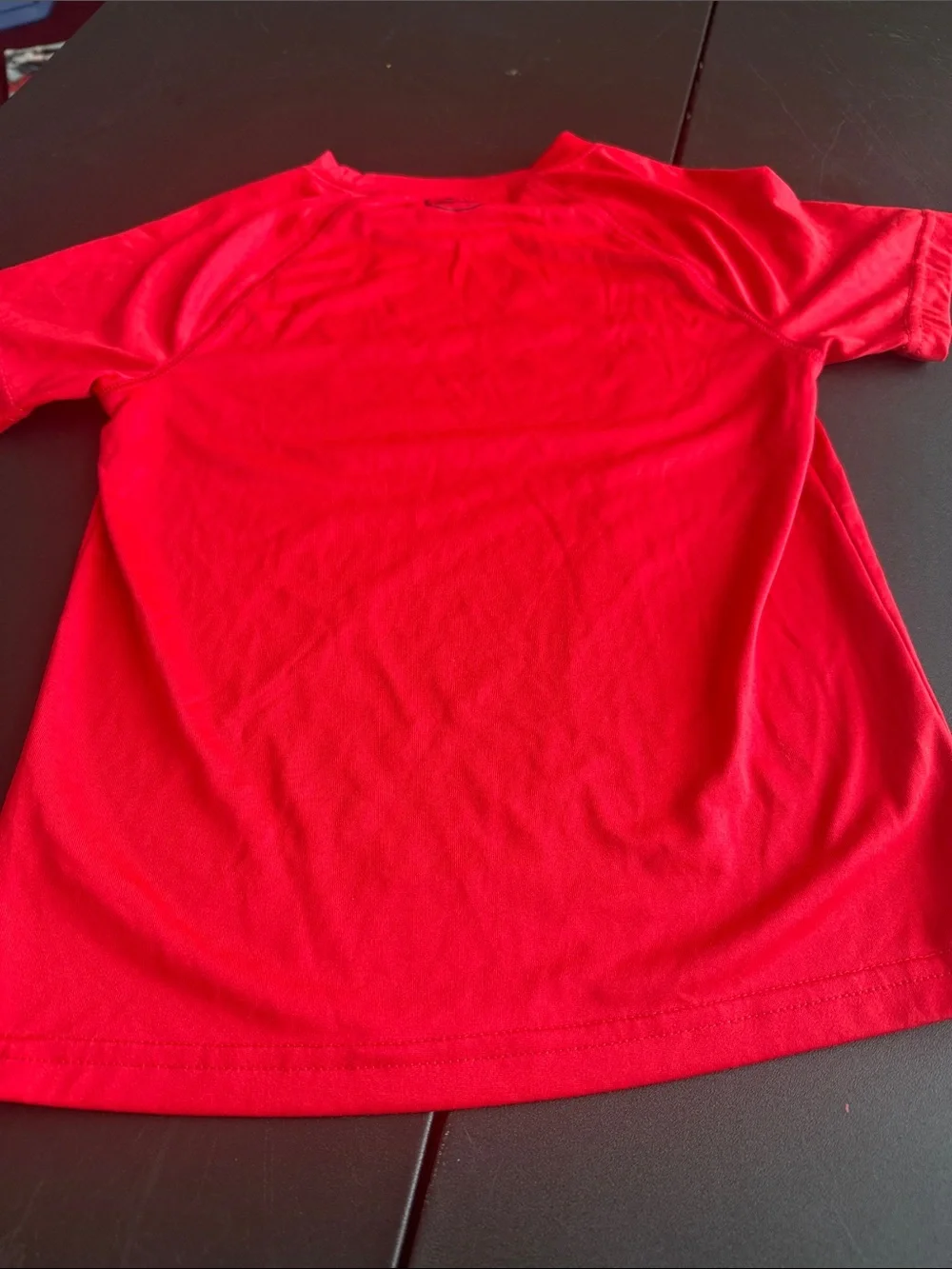 Under Armour Red Short Sleeve Logo Performance Tee